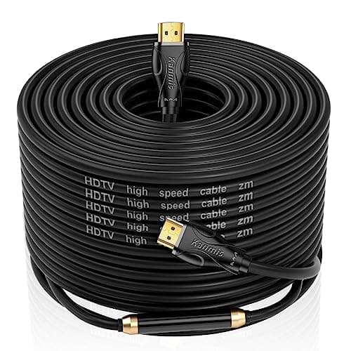 4K HDMI Cable 120ft, High Speed Hdmi Cables (HDMI2.0,18Gbps,1080P)-Ethernet Audio Return Video 4K HDMI Cable, Ultra High Speed Gold Plated Connectors, Compatible with Playstation Arc PS3 PS4 PC HDTV - Image 1