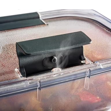 Rubbermaid Brilliance Food Storage Containers BPA Free Airtight Lids Ideal for Lunch Meal Prep & Leftovers Set of 5 (3.2 Cup) - Image 6