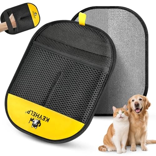 Pet Hair Removal Glove for Dogs & Cats, Newly Upgraded Reusable Electrostatic Pet Hair Gloves, Pet Hair Remover Tool for Clothing, Couch, Carpet, Car Seat - Image 1