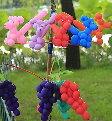 100pcs 260 Multi Long Balloons for Animal Modeling, Premium Quality Latex Twisting Balloons for Christmas Birthday Wedding Party Decorations - Image 4