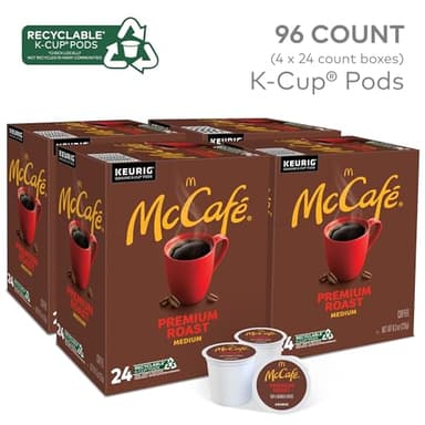 McCafe Premium Roast Coffee, Keurig Single Serve K-Cup Pods, Medium Roast, 96 Count - Image 3