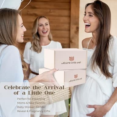 New Mom Gifts, Gender Reveal Gifts for Parents to Be, Pregnancy Gift Set for Expecting Mom, First Time Moms Gift Ideas, New Parents Gifts for Couples, New Baby Gift Basket for Baby Shower - Image 7