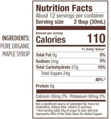 Butternut Mountain Farm 100% Pure Organic Maple Syrup From Vermont, Grade A (Prev. Grade B), Dark Color, Robust Taste, All Natural, Easy Squeeze, 12 Fl Oz - Image 3