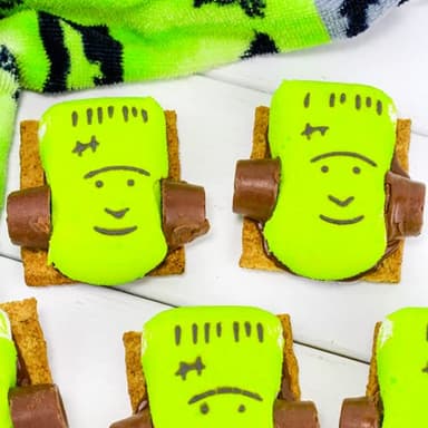 Needzo Peeps Marshmallow Candy Halloween Fun Shaped Peep Marshmallows, Green Frankenstein Monster Candies, 6 Count (Pack of 3) - Image 4