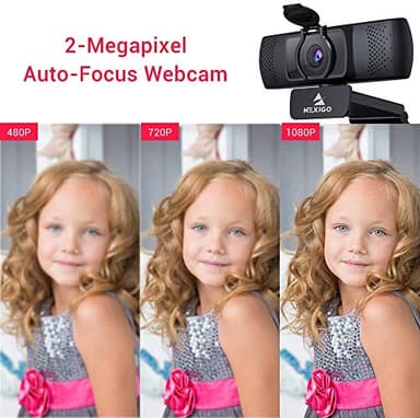 NexiGo N930P (Gen 2) 1080P Autofocus Webcam with Software, Microphone & Privacy Cover, HD USB Web Camera, for Zoom YouTube Skype FaceTime, PC Mac Laptop Desktop - Image 3