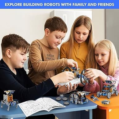 Bottleboom STEM 13-in-1 Education Solar Power Robots Toys for Boys Age 8-12, Educational Toy Science Kits for Kids Experiment Robotics Set Birthday Gifts for 8 9 10 11 12 Years Old - Image 6