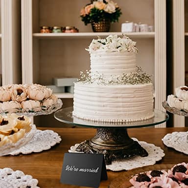 12 Pack 4"x3"Mini Chalkboard Signs for Chalk Sign for Food - Party - Buffet - Table Sign Chalkboard - Wedding - Bakery - Small - Image 9