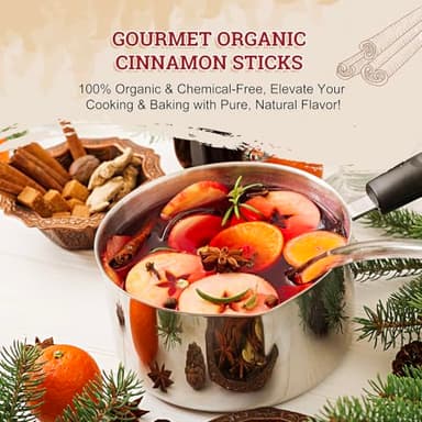 52USA Cinnamon Sticks, Cinnamon 4 oz (113g), Whole Cinnamon Sticks, 100% Raw, Kosher Certified, Gluten Free, Pure & Fresh Cinnamon, Perfect for Baking, Cooking & Beverages - Image 4