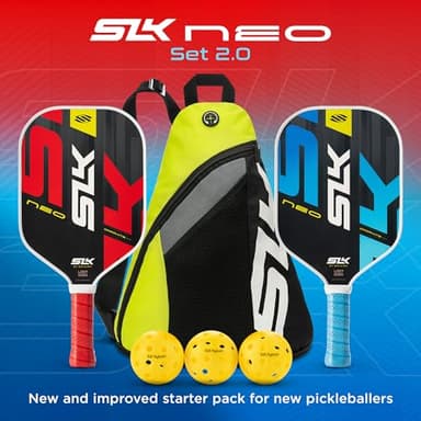 Selkirk Sport SLK Neo Graphite Pickleball Paddle Set of 2 | Designed in The USA | Graphite Paddles for Superior Power | Pickleball Starter Set | Red & Blue - Image 6