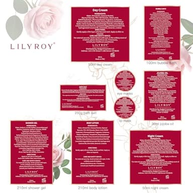 Mothers Day Gifts for Mom Spa Gift Set for Women 17Pcs Luxury Bath & Body Gift Set Beauty Care Kit with Necklace | Valentine's, Birthday, Christmas Gifts for Her Wife Pampering Kit Perfect for Travel - Image 9