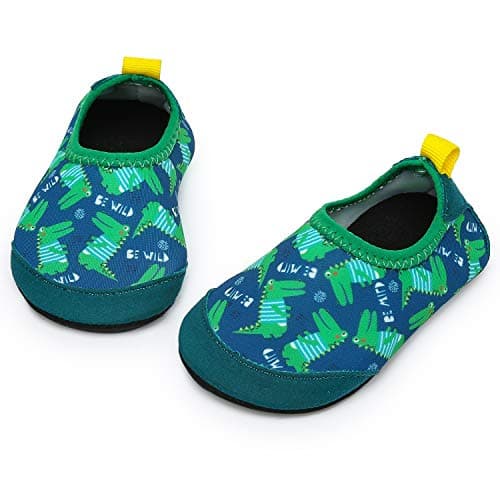 Apolter Baby Boys and Girls Swim Water Shoes Barefoot Aqua Socks Non-Slip for Beach Pool Toddler Kids - Image 1