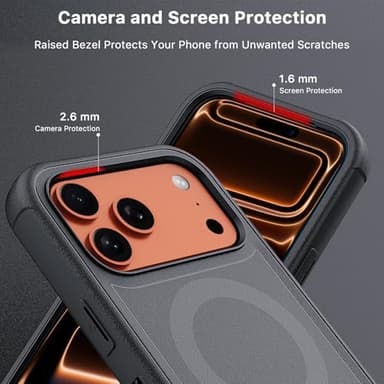 M MYBAT PRO For iPhone 17 Pro Max Case with Belt Clip Holster, Maverick Series 17 Pro Max Case[Compatible with Magsafe]w/Screen Protector,Anti-Drop,with 360°Rotating Kickstand,Heavy Duty Protection - Image 4
