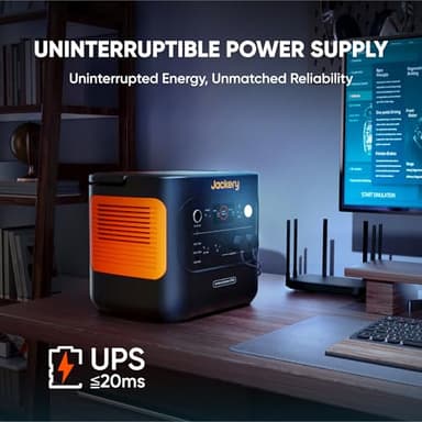 Jackery Explorer 2000 v2 Portable Power Station, 2042Wh LiFePO4 Home Backup Battery, 2200W Solar Generator, USB-C PD 100W Fast Charging for Emergencies, Power Outages, Camping(Solar Panel Optional) - Image 6