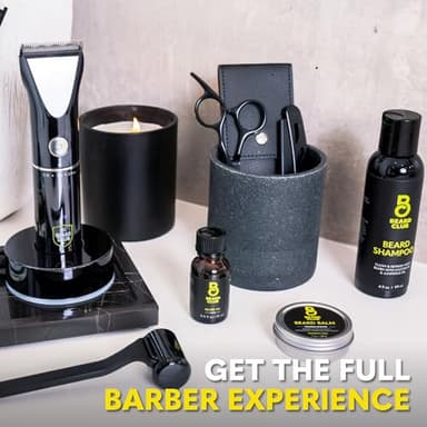 The Beard Club Beard Trimmer for Men - Electric Cordless Rechargeable Beard & Hair Trimmer - High Power 7000 RPM - 8 Color Guides 45 Unique Trim Lengths - Travel Lock - Image 7