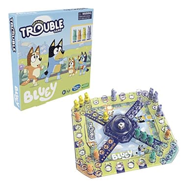 Hasbro Gaming Trouble: Bluey Edition Board Game for Kids, 2-4 Players, Race Bluey, Bingo, Bandit, or Chilli to The Finish, Ages 5 and Up (Amazon Exclusive) - Image 15