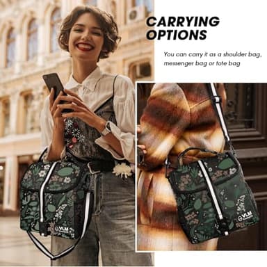 VLM Lunch Box for Women, Insulated Lunch Bag Women with Adjustable Shoulder Strap, Cute Lunch Tote Bag for Work,Picnic,Camping Big Size - Image 5