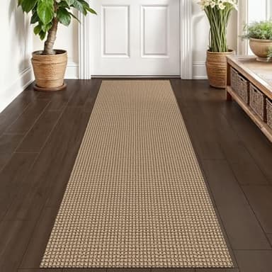 KOZYFLY Boho Runners for Hallways 2x6 ft Washable Kitchen Runner Non Slip Rubber Backed Hall Runners Cotton Entryway Runner Rugs Floor Carpet for Indoor Backdoor Bedroom Kitchen, Tan/Orange/Brown - Image 8