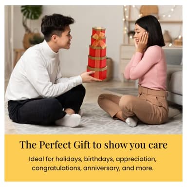 Broadway Basketeers Snacks and Sweets Ruby Red Gift Basket Tower, Anniversary, Birthday, Thinking of You for Women, Mom, Step-Mother, Wife, Girlfriend, Her or Him - Image 2