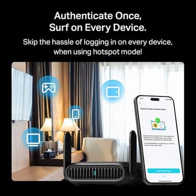 TP-Link BE3600 Wi-Fi 7 Portable Travel Router TL-WR3602BE | Dual-Band, 2.5 Gig Port, USB 3.0 | Multi-Modes in One | OpenVPN, WireGuard® | Public WiFi Sharing for Hotel/Cruise/RV/Plane | No 6 GHz - Image 5