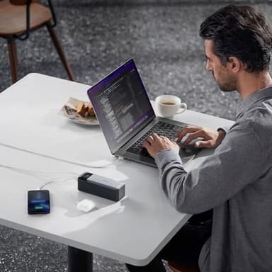 Anker 737 Power Bank, 24,000mAh 3-Port Laptop Portable Charger with 140W Fast Charging, Smart Display, for Outdoor Work, Compatible with iPhone 16/15/14 Series, Vision Pro, Samsung, MacBook, and More - Image 2