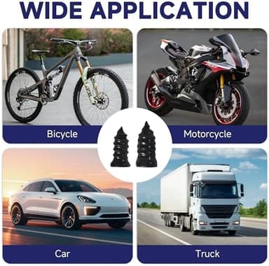 60 Pcs Tire Repair Screws, Tire Repair Rubber Nail, Screw in Tire Plugs,Quick Tool Tire Plugs, Self-Service Tire Repair Rubber Nail Kit for Patching Punctures in Vacuum Tires of Cars, Motorcycles - Image 8