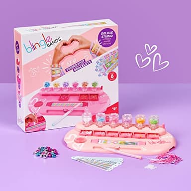 Blingles Bands DIY Gem Friendship Bracelet, 8 Band Deluxe Studio - Arts & Craft Activity for Ages 7 and Up, Multicolor (25204) - Image 9