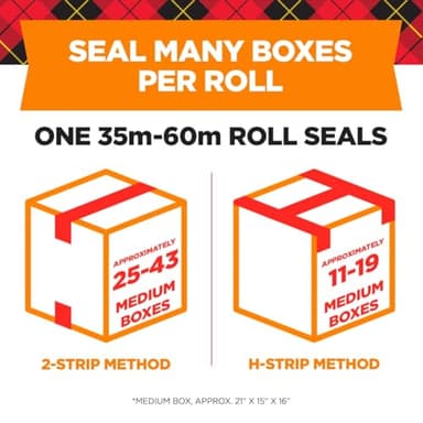 Scotch® Storage Packaging Tape, 1.88 in 54.6 yd (48 mm x 50 m) - Image 3