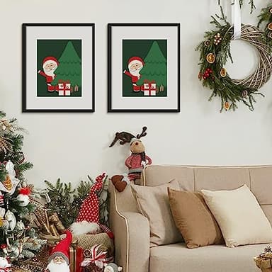 ENJOYBASICS 16x20 Picture Frame, Display Poster 11x14 with Mat or 16 x 20 Without Mat, Wall Gallery Photo Frames, Black, 2 Pack - Image 3