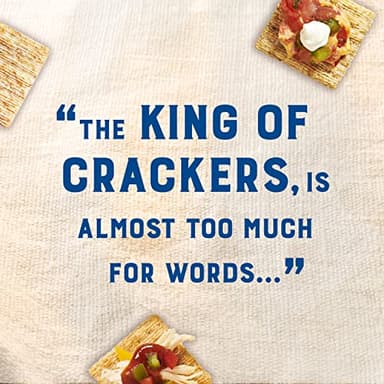 Triscuit Original Whole Grain Wheat Crackers, Vegan Crackers, Healthy Snacks, Lunch Snacks, Party Size, 17 oz - Image 13