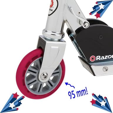 Razor AW Kick Scooter for Kids - Wheelie Bar, Lightweight, Foldable, Aluminum Frame, and Adjustable Handlebars - Image 4