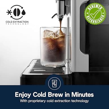 De'Longhi Eletta Explore Fully Automatic Espresso Machine with Cold Brew, ECAM45086S (Renewed) - Image 7