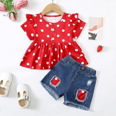 NZRVAWS Girl Clothes Toddler Girls Summer Outfit Heart Tank Top+Pink Shorts 2 Piece Clothing for Girl 1 2 3 4 5 6 7 T - Image 6