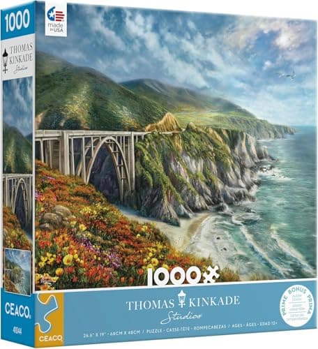 Ceaco - Thomas Kinkade - Big Sur - 1000 Piece Jigsaw Puzzle - Image 1