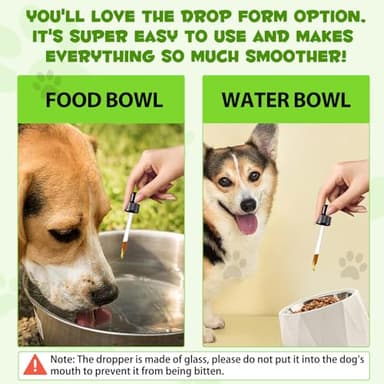 Liquid Dog Probiotic,Natural 3 in 1 Probiotic for Dogs, Dog Digestive Support,Gut Health Support,Help with Diarrhea,Gas and Bloating,Dog Herbal Supplements- 60ml - Image 8