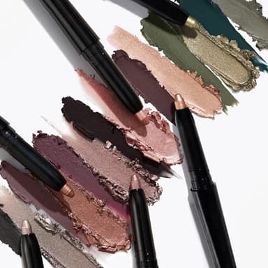LAURA GELLER NEW YORK Swipe-n-Line Dual-Ended Eyeshadow + Eyeliner - Natural (Toasted-Brown/Rich Chestnut) - Cream Eyeshadow & Smooth Glide Eyeliner - Waterproof & Crease-free Color - Image 5