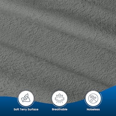Utopia Bedding Waterproof Mattress Protector Queen Size, Premium Terry Mattress Cover 200 GSM, Breathable, Fitted Style with Stretchable Pockets (Gray) - Image 8