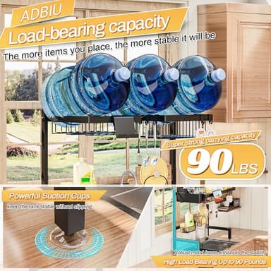 ADBIU Over The Sink Dish Drying Rack (Expandable Height and Length) Snap-On Design 2 Tier Large Dish Rack - Image 5