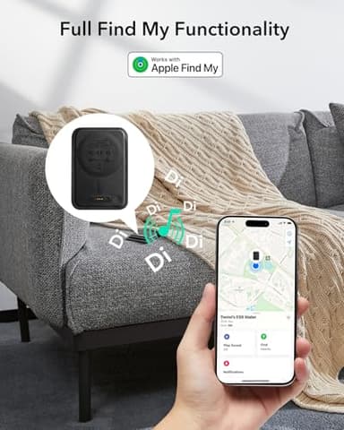 ESR for MagSafe Wallet with Find My Functionality, 5 Cards Holder, RFID-Blocking, Strong Magnetic Wallet for iPhone, for iPhone 17/16/15/14/13/12 Series, Not for 13/12 Mini, Black - Image 2