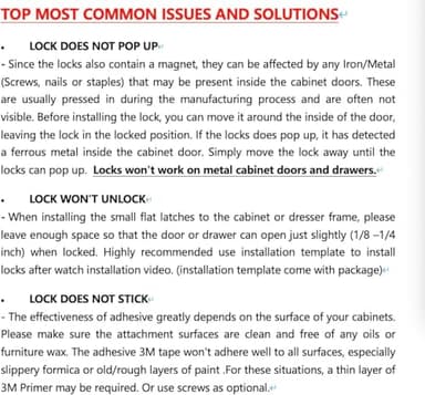 Vmaisi 16 Pack Child Safety Magnetic Cabinet Locks - Children Proof Cupboard Baby Locks Latches - Adhesive for Cabinets & Drawers and Screws Fixed for Protection - Image 9