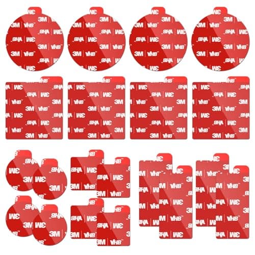 3M Double Sided Tape Heavy Duty, 20PCS VHB 5952 Adhesive Pads - 1 in & 2 in Squares and Dots, 1x2 in Rectangles, Strong Hold Mounting Tape for Crafts, Photos, Home & Office Use - Image 1