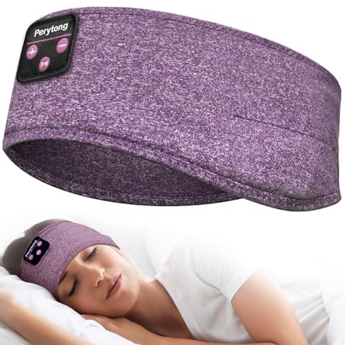 Perytong Sleeping Headphones Bluetooth 5.4 Headband, Wireless Music Sleeping Mask Headphones Earbuds Earphones Sweatproof for Women Mom Sports Workout Running Jogging Yoga Cool Gadgets Unique Gifts - Image 1