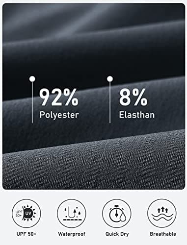 MoFiz Women's Hiking Capris Pants Lightweight Quick Dry Summer Running Athletic Casual Outdoor Cargo Pants for Women Pockets Grey M - Image 5