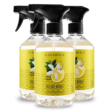 Caldrea Multi-surface Countertop Spray Cleaner, Made with Vegetable Protein Extract, Sea Salt Neroli Scent, 16 oz, 3 Pack - Image 1
