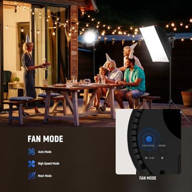 NEEWER CB200C 200W RGBWW COB LED Video Light, APP/2.4G 360° Color 2500K-7500K (Duv±0.0003) 23000lux/m Bowens Metal Shell Silent Continuous Output Lighting TLCI/CRI97+ for Photography Video Recording - Image 6