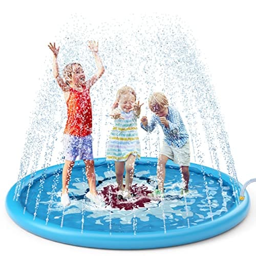 Jasonwell Splash Pad Sprinkler/ Play Mat for Kids, Outdoor Water Toys Inflatable for Baby Toddler Boys Girls Children Age 18+ Months ,Outside Backyard Dog Pool - Image 1