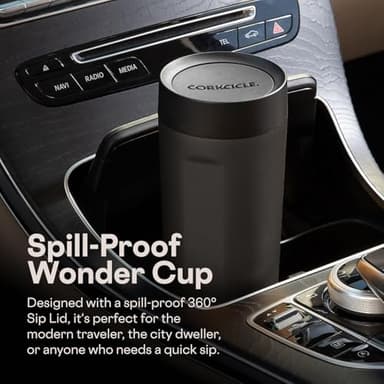 Corkcicle Commuter Cup Travel Mug - Insulated Coffee Mug with Lid - Keeps Drinks Cold 18 Hours - 360° Spill-Proof Sip Lid - Holiday Gift - Great for Gifting Warmth - 17 oz - North Shore - Image 6