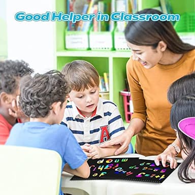 Smasiagon Scratch Paper Art Set for Kids: 2 Pack Scratch Off Arts Crafts Graduation Gifts for Kids Ages 3-12 Girls Boys Students Teens School Classroom Prizes Birthday Party Favor Games DIY Activity - Image 6