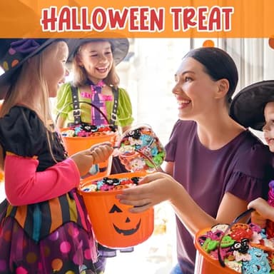 72Pcs Halloween Party Favors, Fidget Toys Bulk Mini Pop Bubbles with Keychain, School Classroom Prizes Box Fidgets Toys for Kids Toddlers Adult, Goodie Bag Stuffers, Treasure Chest box, Halloween Toys - Image 6