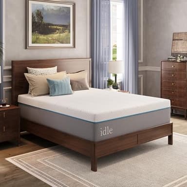 EGOHOME 14 Inch Queen Mattress in a Box, Gel Infused Memory Foam Mattress with Cooling Cover, Medium Firm for Back Pain Relief, Foam Made in USA, Fiberglass Free, CertiPUR-US Certified, 60”x80”x14” - Image 3