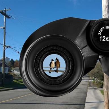 Occer 12x25 Compact Binoculars for Adults and Kids, Large Eyepiece Waterproof Binocular with Low Light Vision,High Powered Easy Focus Binoculars for Bird Watching,Outdoor Hunting,Travel,Sightseeing - Image 5